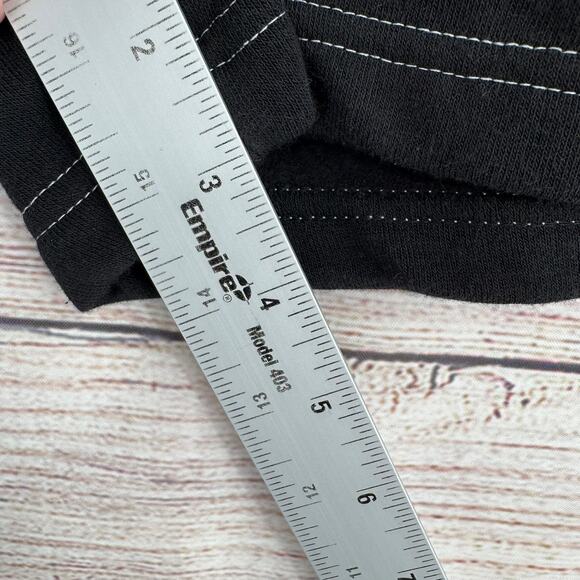 Nike Low Rise Sweat Shorts Womens XL Black White Drawstring NEW - Picture 11 of 11